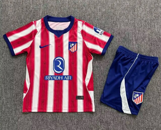 Kids-Atletico Madrid 26/27 Home Soccer Jersey